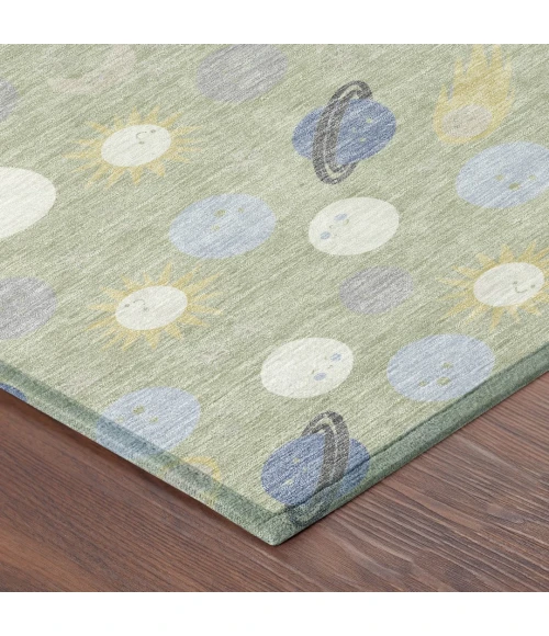 Addison Rugs Chantille Green ACN2581 9ft. x 12ft. Rect. Rug