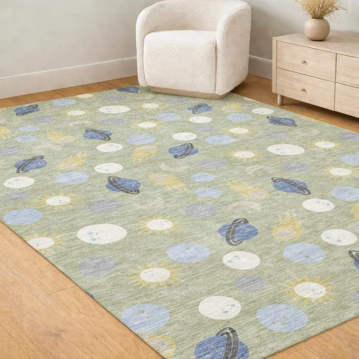 Addison Rugs Chantille Green ACN2581 8ft. x 10ft. Rect. Rug