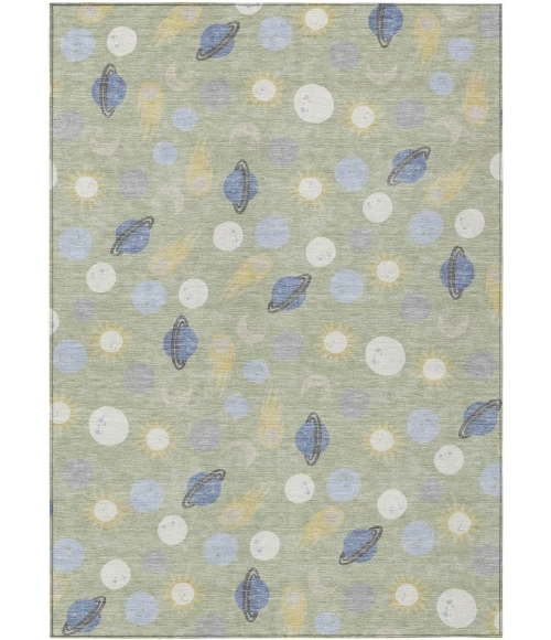 Addison Rugs Chantille Green ACN2581 9ft. x 12ft. Rect. Rug