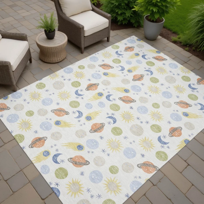 Addison Rugs Chantille Ivory ACN2581 5ft. x 7ft.6in. Rect. Rug