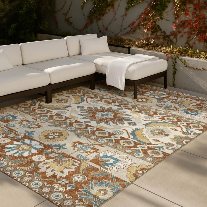 Addison Rugs Chantille Orange ACN2583 5ft. x 7ft.6in. Rect. Rug