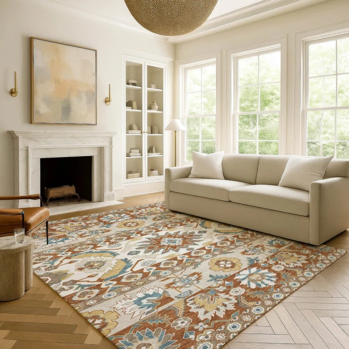 Addison Rugs Chantille Orange ACN2583 5ft. x 7ft.6in. Rect. Rug