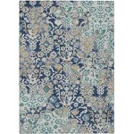 Addison Rugs Chantille Blue ACN2584 9ft. x 12ft. Rect. Rug