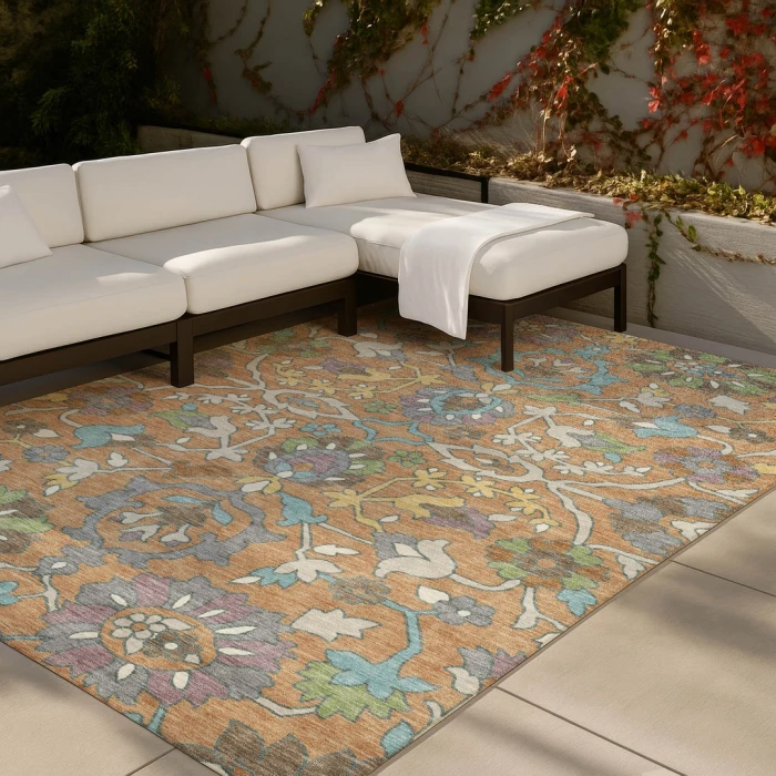 Addison Rugs Chantille Orange ACN2587 5ft. x 7ft.6in. Rect. Rug