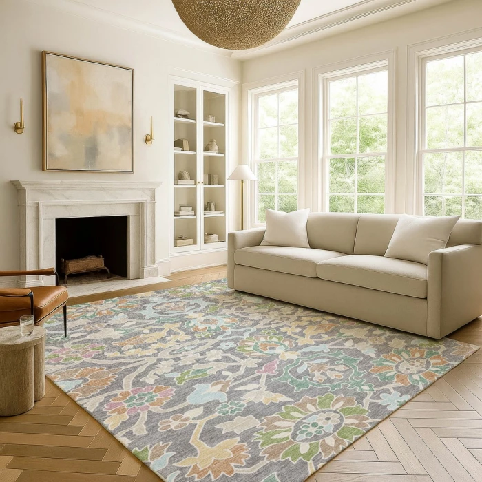 Addison Rugs Chantille Gray ACN2587 5ft. x 7ft.6in. Rect. Rug