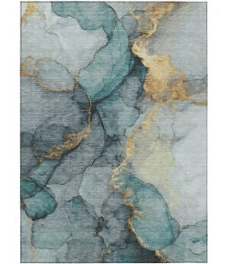 Addison Rugs Chantille Teal ACN2590 9ft. x 12ft. Rect. Rug