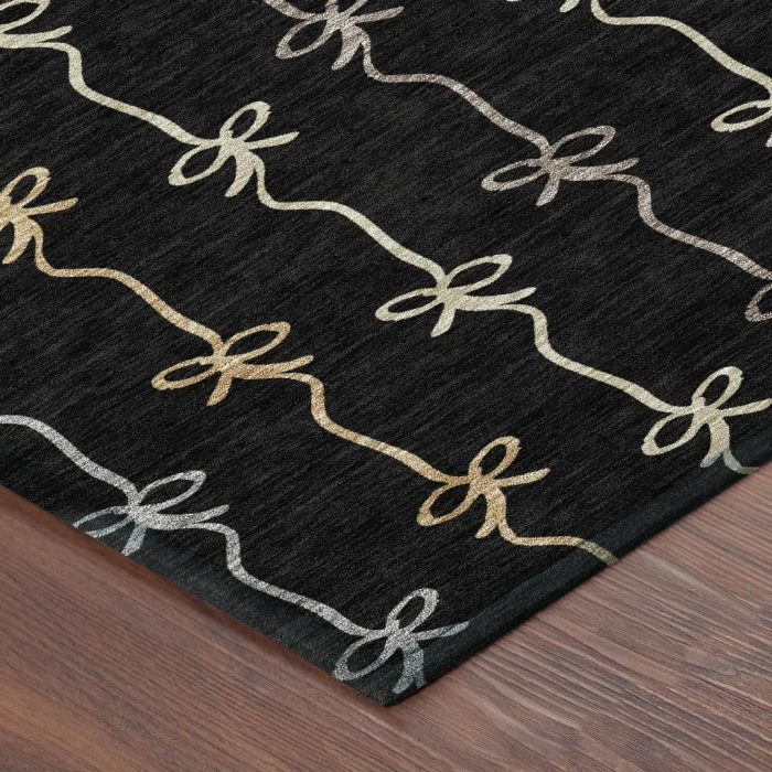Addison Rugs Chantille Black ACN2593 5ft. x 7ft.6in. Rect. Rug