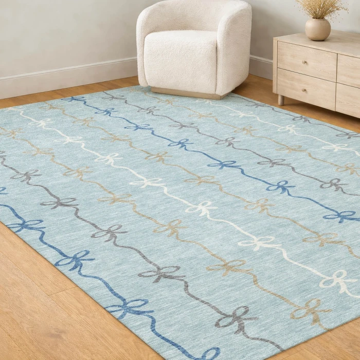 Addison Rugs Chantille Blue ACN2593 9ft. x 12ft. Rect. Rug