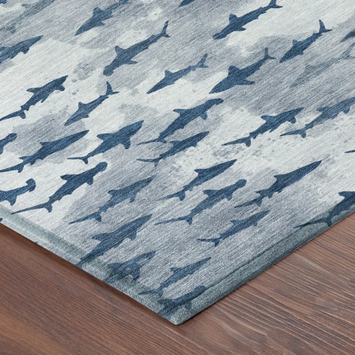 Addison Rugs Chantille Blue ACN2594 9ft. x 12ft. Rect. Rug