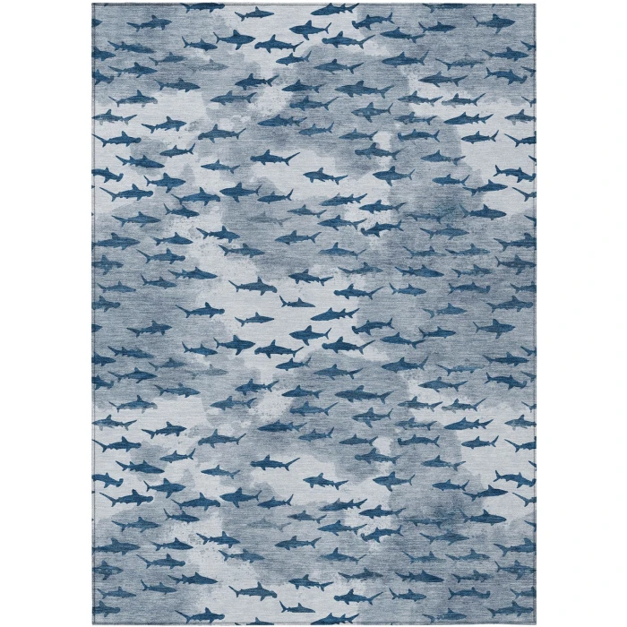 Addison Rugs Chantille Blue ACN2594 9ft. x 12ft. Rect. Rug