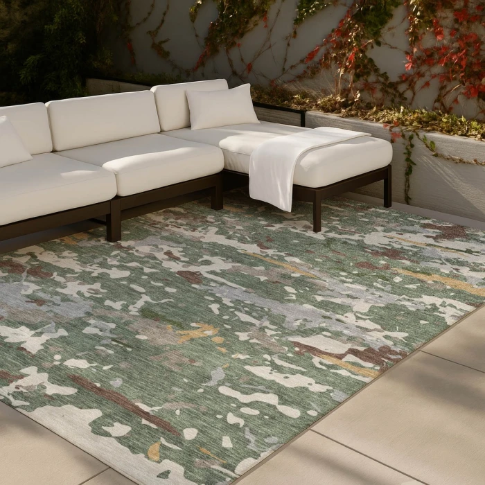 Addison Rugs Chantille Green ACN2595 8ft. x 10ft. Rect. Rug