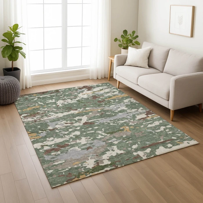 Addison Rugs Chantille Green ACN2595 8ft. x 10ft. Rect. Rug