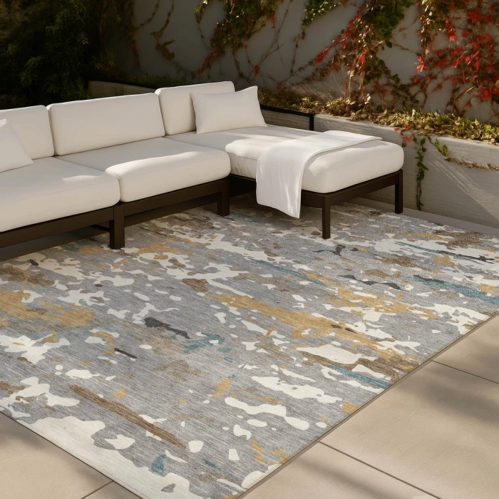 Addison Rugs Chantille Gray ACN2595 5ft. x 7ft.6in. Rect. Rug