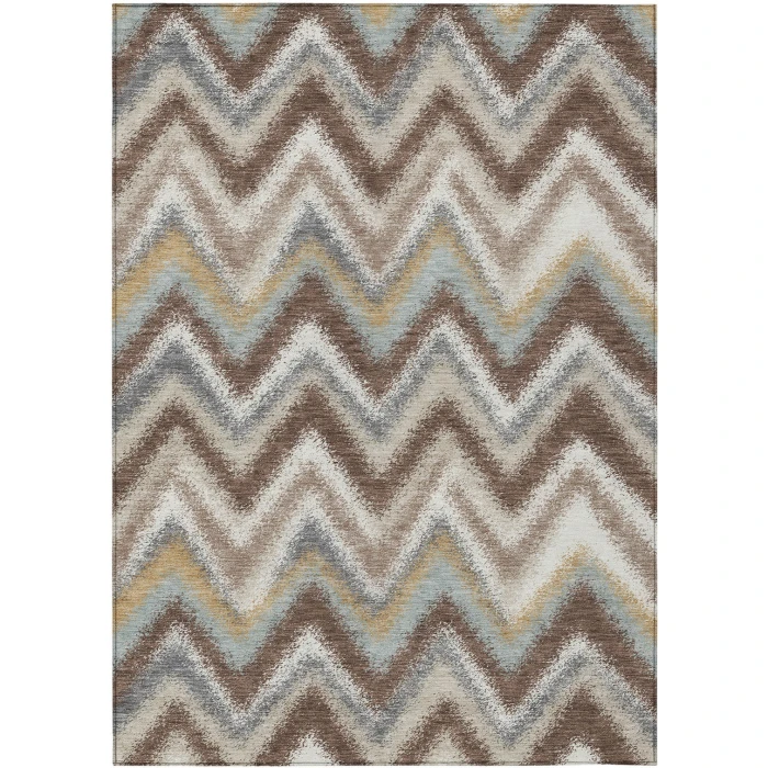 Addison Rugs Chantille Brown ACN2596 9ft. x 12ft. Rect. Rug