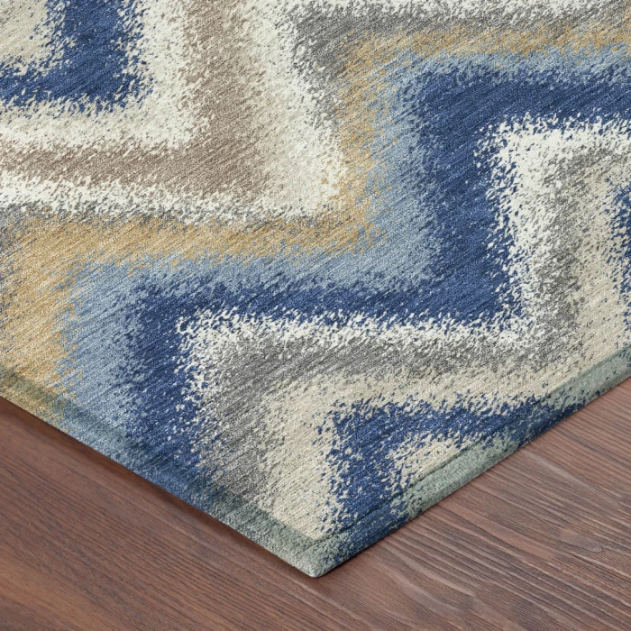 Addison Rugs Chantille Blue ACN2596 5ft. x 7ft.6in. Rect. Rug