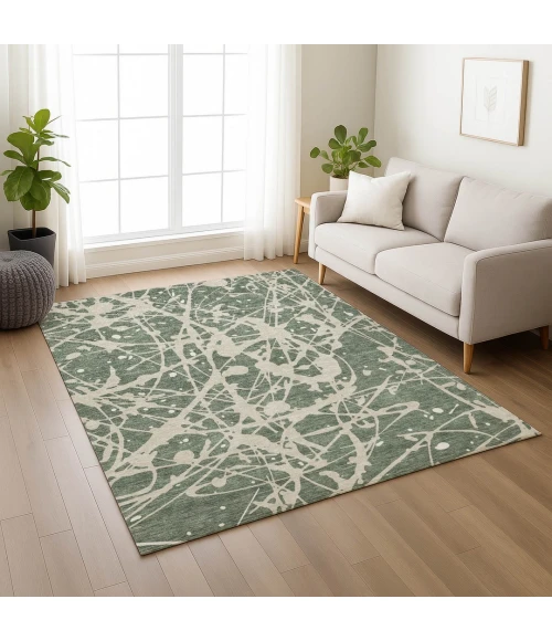 Addison Rugs Chantille Green ACN2597 8ft. x 10ft. Rect. Rug