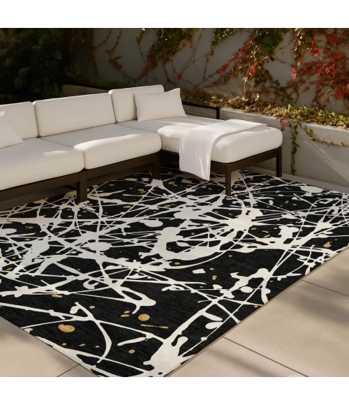 Addison Rugs Chantille Black ACN2597 8ft. x 10ft. Rect. Rug