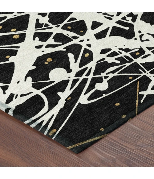 Addison Rugs Chantille Black ACN2597 8ft. x 10ft. Rect. Rug