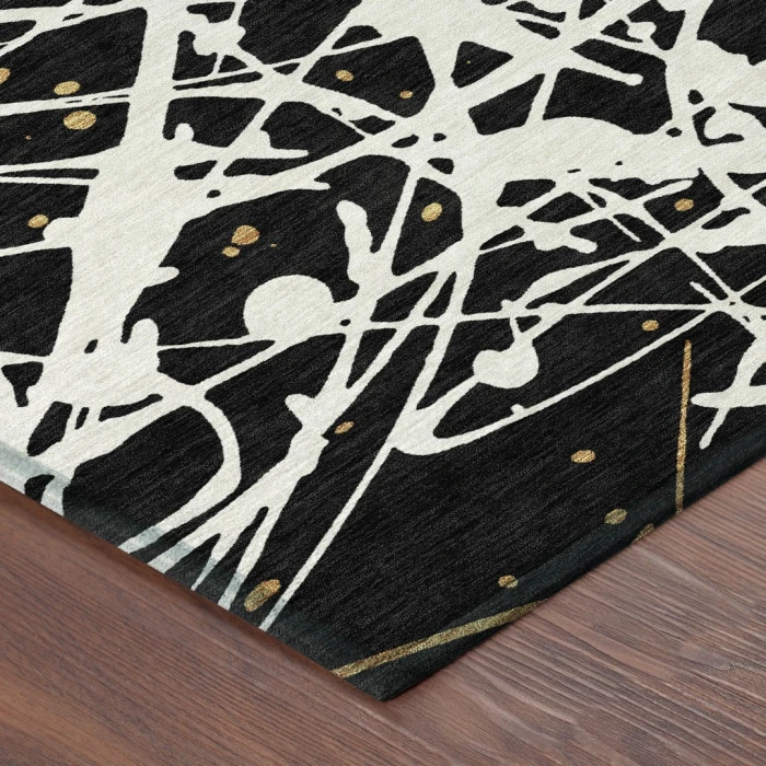 Addison Rugs Chantille Black ACN2597 9ft. x 12ft. Rect. Rug