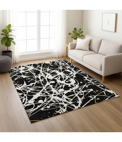 Addison Rugs Chantille Black ACN2597 8ft. x 10ft. Rect. Rug
