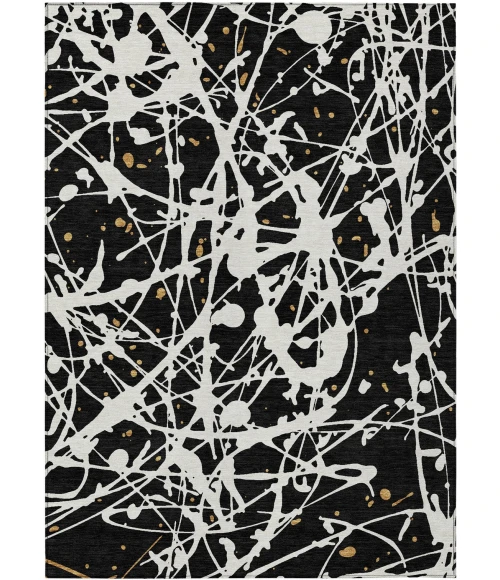 Addison Rugs Chantille Black ACN2597 8ft. x 10ft. Rect. Rug