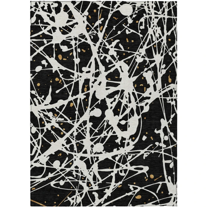 Addison Rugs Chantille Black ACN2597 9ft. x 12ft. Rect. Rug