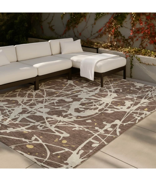 Addison Rugs Chantille Brown ACN2597 8ft. x 10ft. Rect. Rug