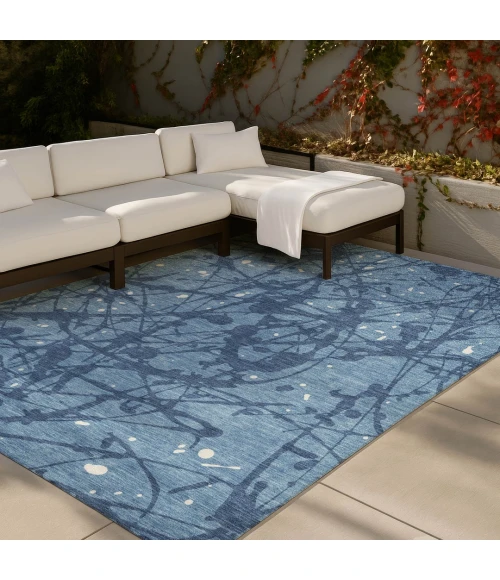 Addison Rugs Chantille Blue ACN2597 5ft. x 7ft.6in. Rect. Rug