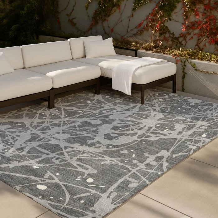 Addison Rugs Chantille Gray ACN2597 5ft. x 7ft.6in. Rect. Rug