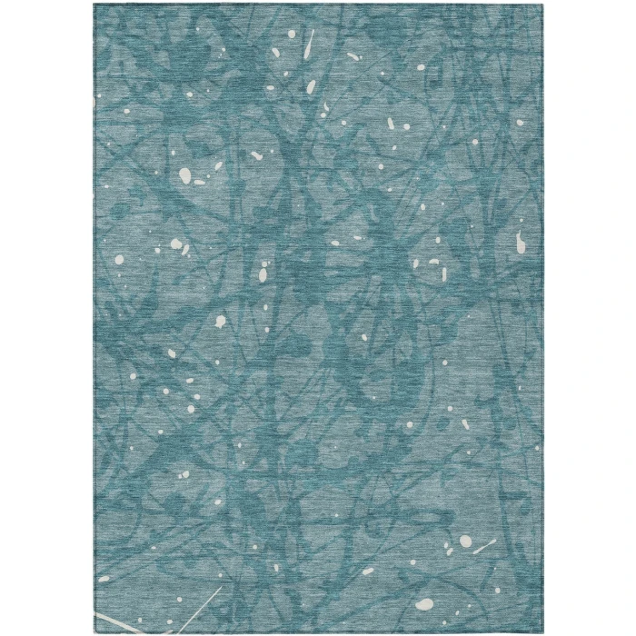 Addison Rugs Chantille Teal ACN2597 9ft. x 12ft. Rect. Rug