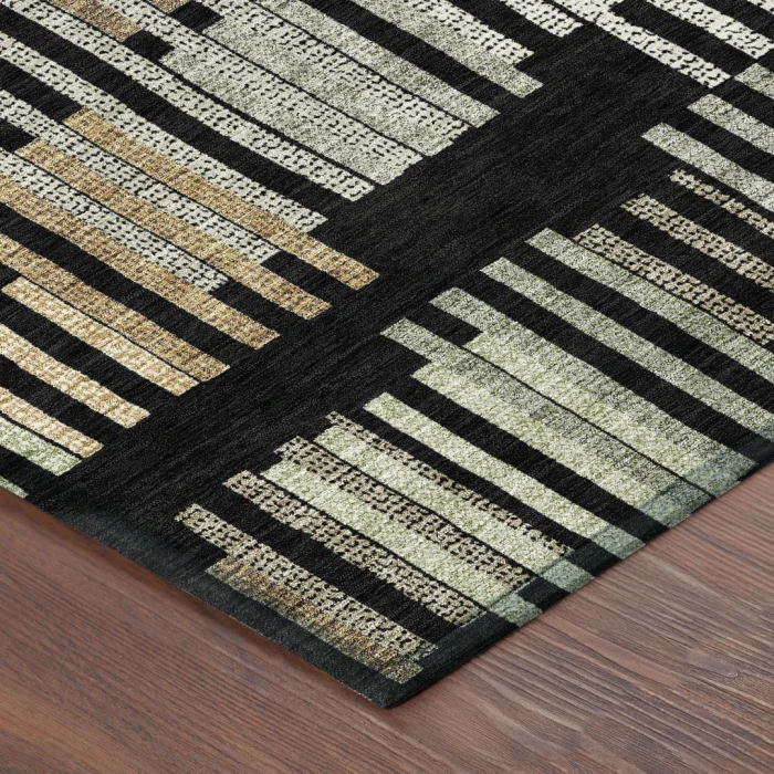 Addison Rugs Chantille Black ACN2598 5ft. x 7ft.6in. Rect. Rug