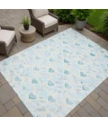 Addison Rugs Chantille Teal ACN2601 9ft. x 12ft. Rect. Rug