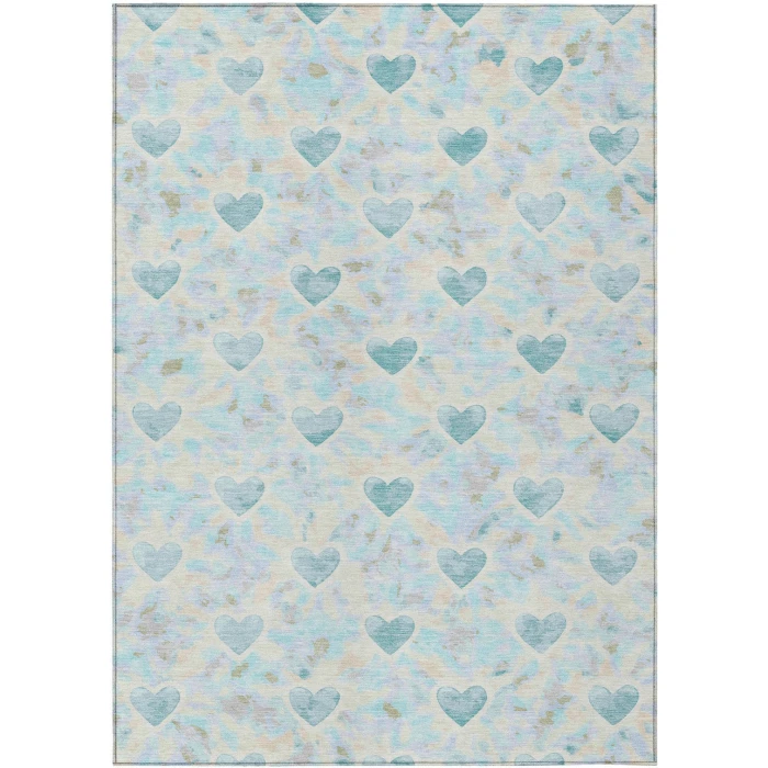 Addison Rugs Chantille Teal ACN2601 9ft. x 12ft. Rect. Rug