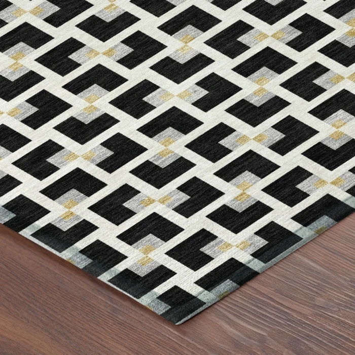 Addison Rugs Chantille Black ACN2602 9ft. x 12ft. Rect. Rug