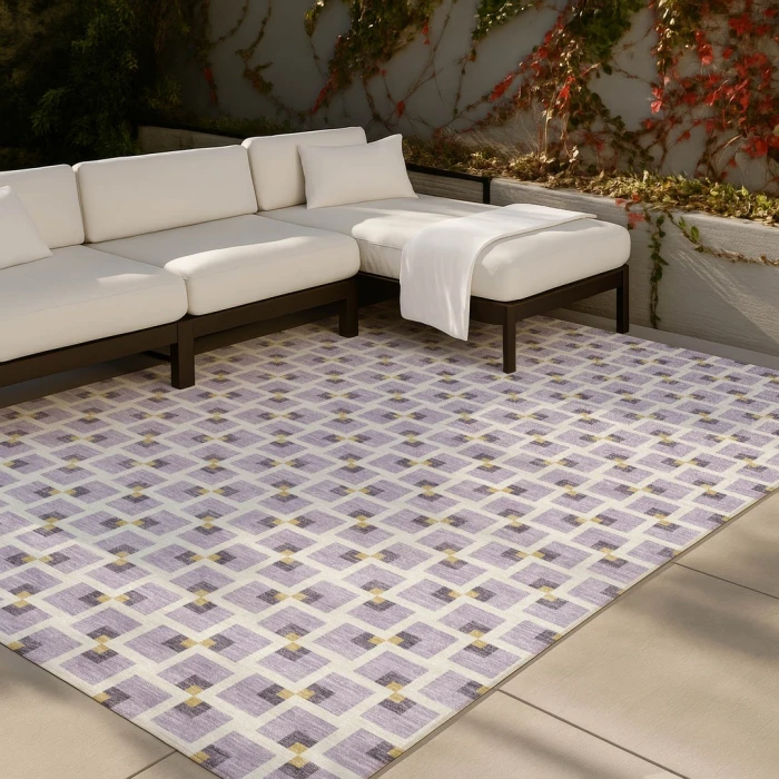 Addison Rugs Chantille Purple ACN2602 5ft. x 7ft.6in. Rect. Rug
