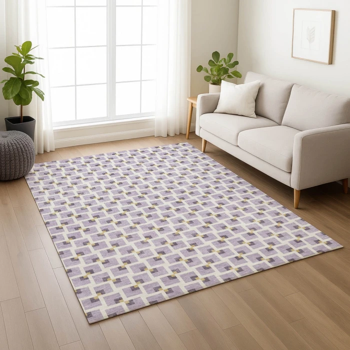 Addison Rugs Chantille Purple ACN2602 5ft. x 7ft.6in. Rect. Rug