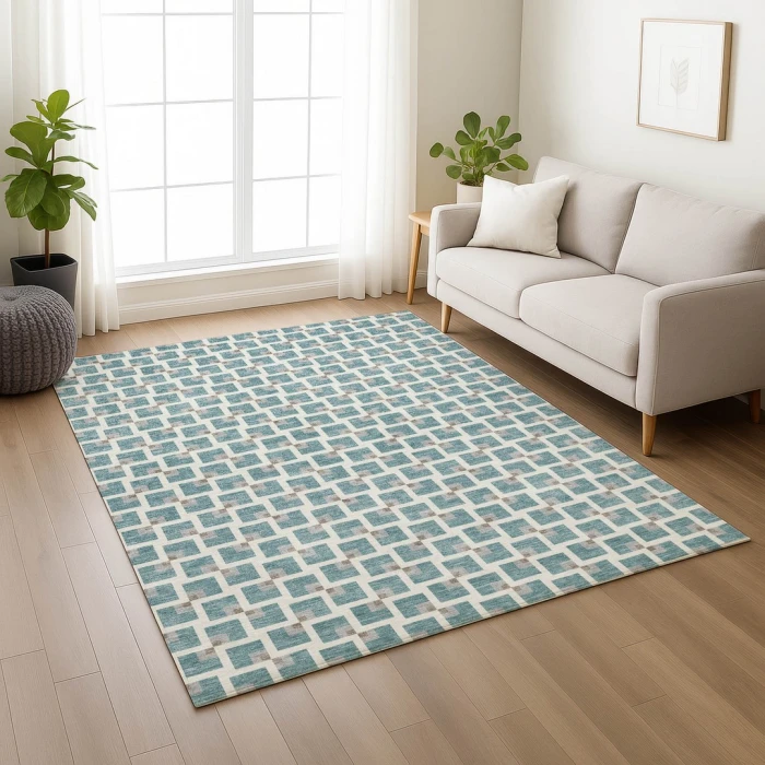 Addison Rugs Chantille Teal ACN2602 8ft. x 10ft. Rect. Rug