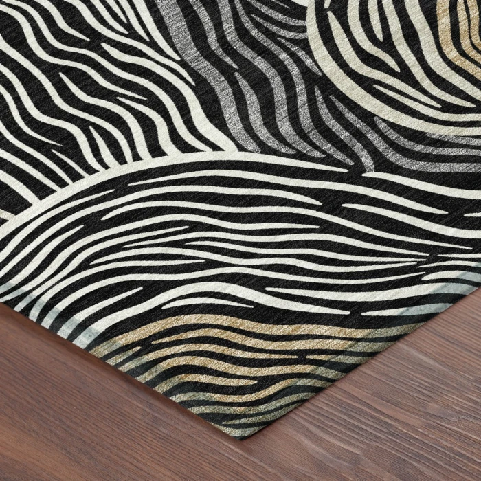 Addison Rugs Chantille Black ACN2603 9ft. x 12ft. Rect. Rug