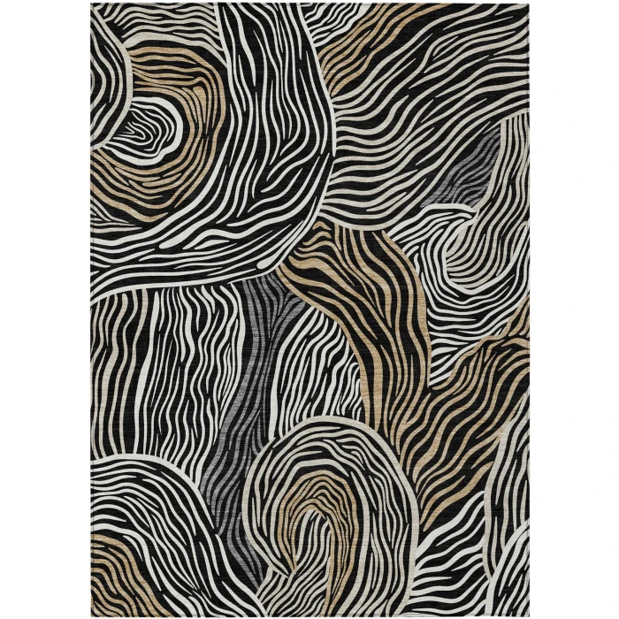 Addison Rugs Chantille Black ACN2603 9ft. x 12ft. Rect. Rug