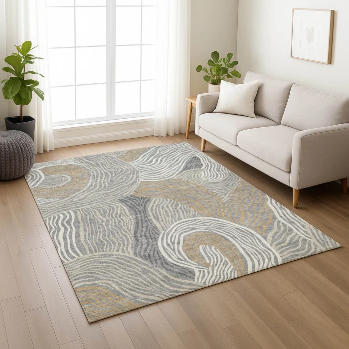 Addison Rugs Chantille Gray ACN2603 9ft. x 12ft. Rect. Rug