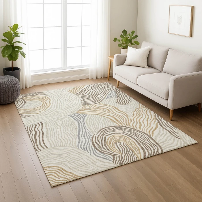 Addison Rugs Chantille Ivory ACN2603 5ft. x 7ft.6in. Rect. Rug