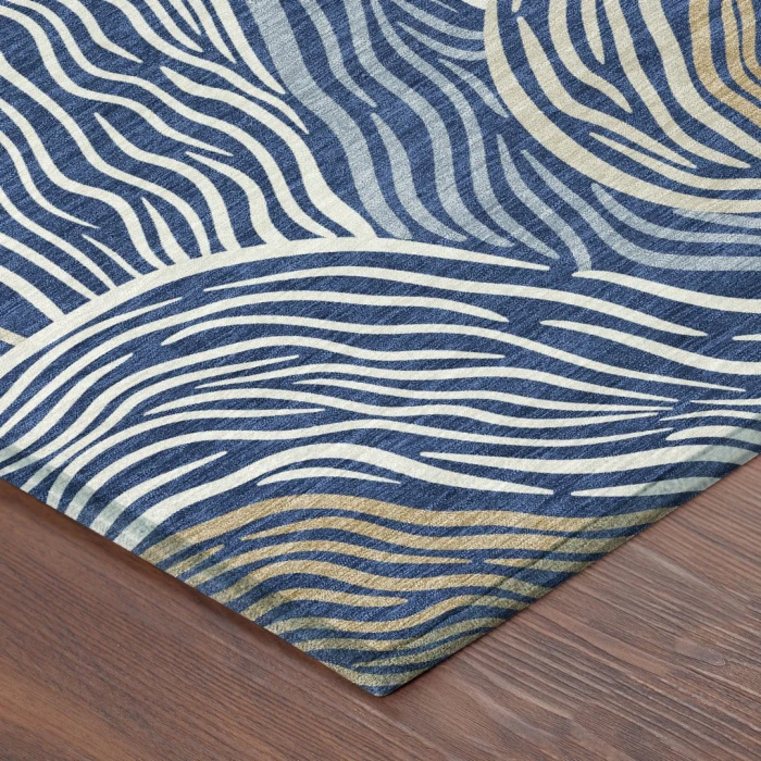 Addison Rugs Chantille Blue ACN2603 5ft. x 7ft.6in. Rect. Rug