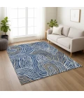 Addison Rugs Chantille Blue ACN2603 5ft. x 7ft.6in. Rect. Rug