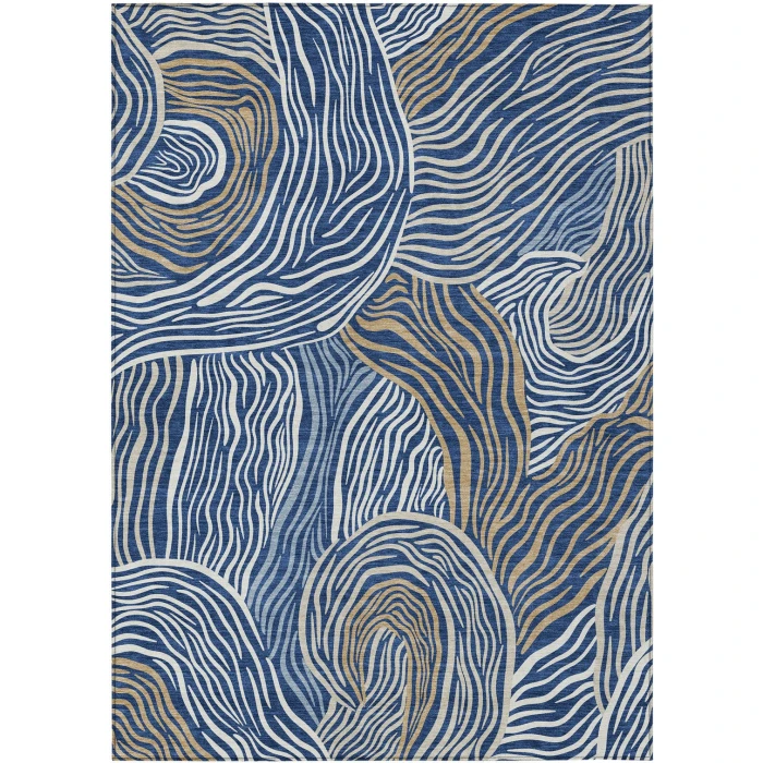 Addison Rugs Chantille Blue ACN2603 5ft. x 7ft.6in. Rect. Rug