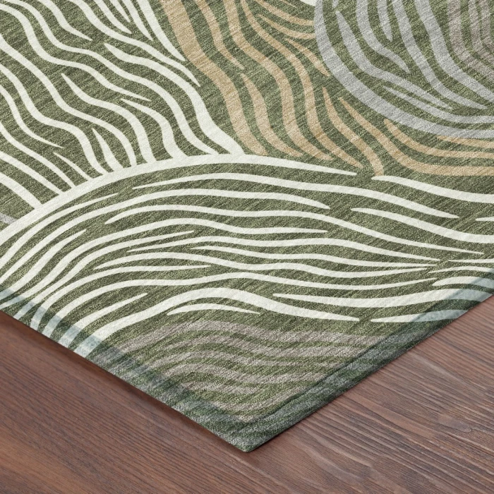 Addison Rugs Chantille Green ACN2603 5ft. x 7ft.6in. Rect. Rug