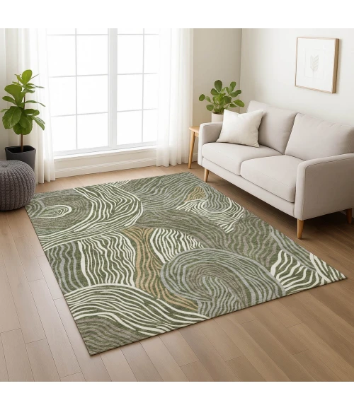 Addison Rugs Chantille Green ACN2603 8ft. x 10ft. Rect. Rug