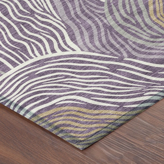 Addison Rugs Chantille Purple ACN2603 5ft. x 7ft.6in. Rect. Rug