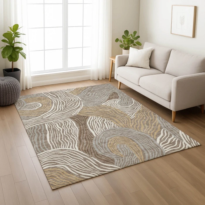 Addison Rugs Chantille Brown ACN2603 9ft. x 12ft. Rect. Rug