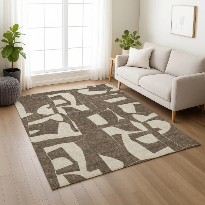 Addison Rugs Chantille Brown ACN2604 5ft. x 7ft.6in. Rect. Rug
