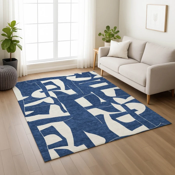 Addison Rugs Chantille Blue ACN2604 5ft. x 7ft.6in. Rect. Rug